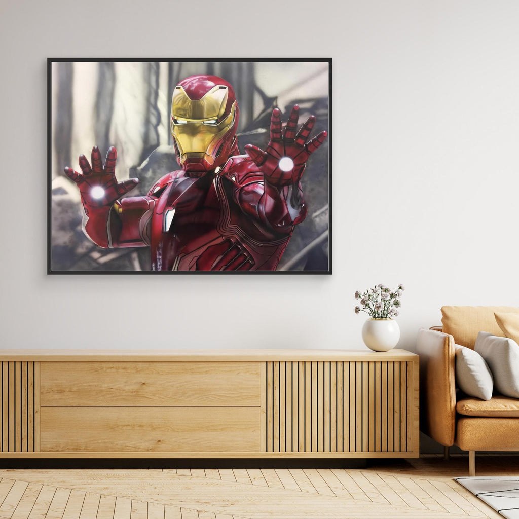 Dynamic Superhero Art: Action and Technology Combined