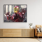Dynamic Superhero Art: Action and Technology Combined