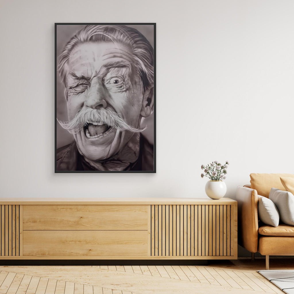 A Playful Wink: Capturing the Spirit of Laughter in Portraiture - John Hurt