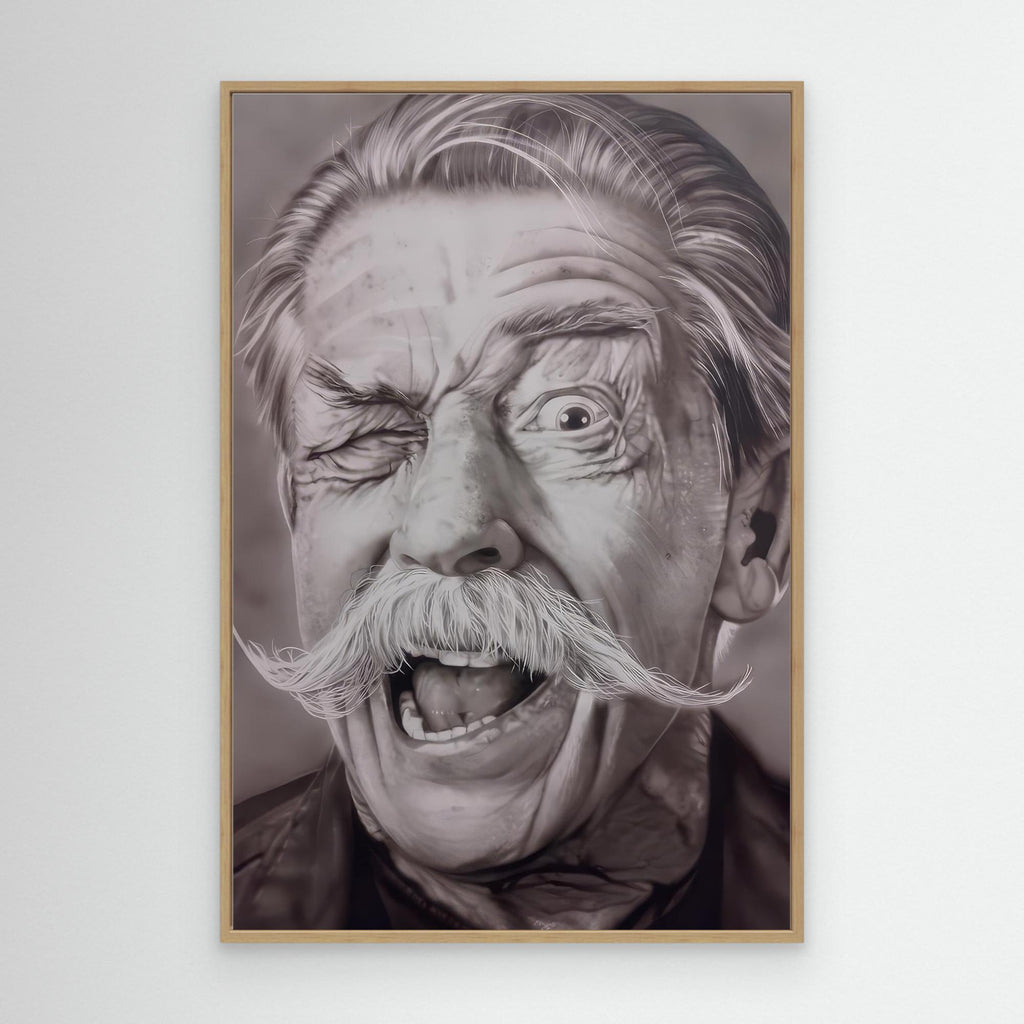 A Playful Wink: Capturing the Spirit of Laughter in Portraiture - John Hurt