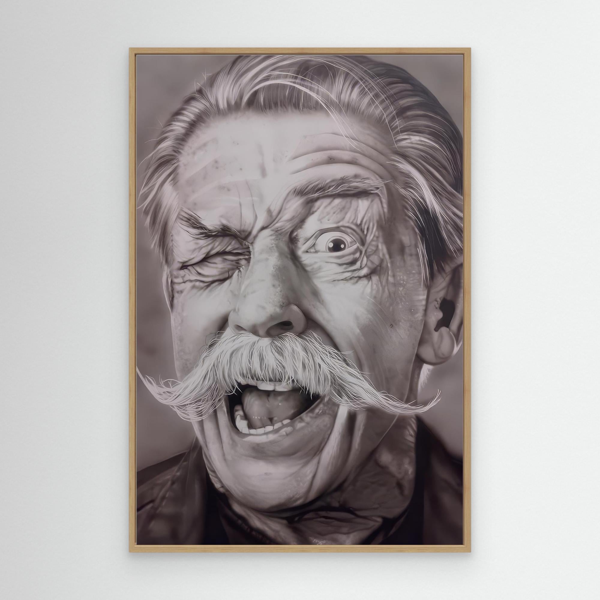 A Playful Wink: Capturing the Spirit of Laughter in Portraiture - John Hurt