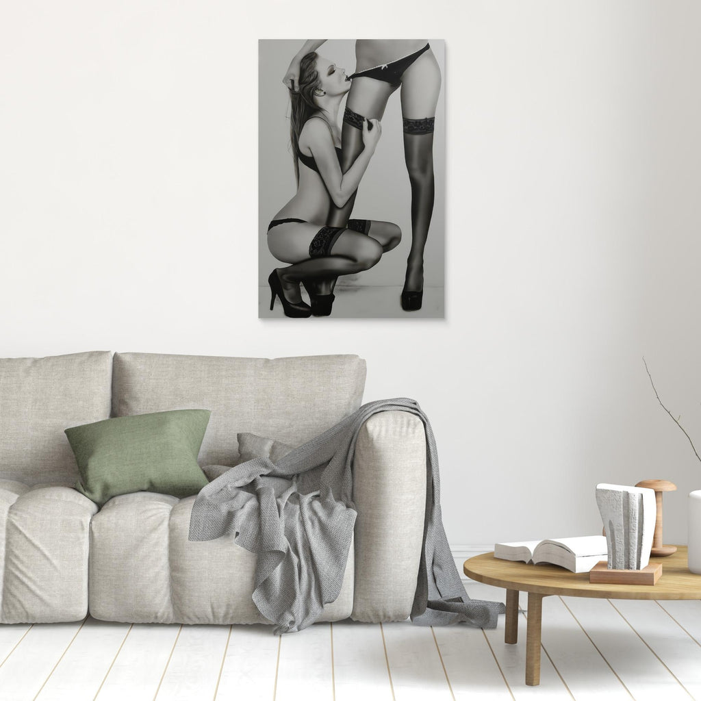Elegance in Shadows: A Portrait of Desire