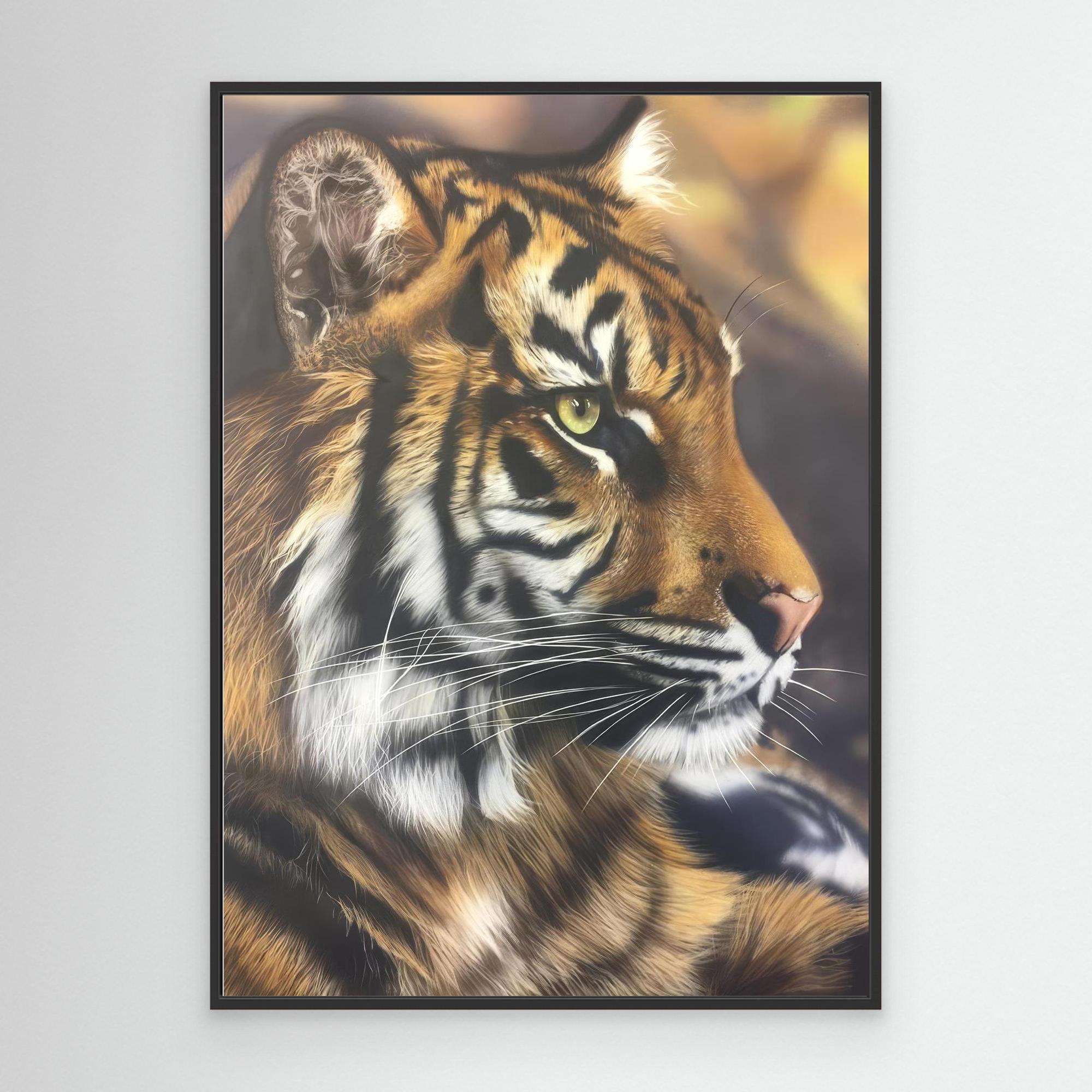 The Majestic Tiger: A Portrait of Nature's Power