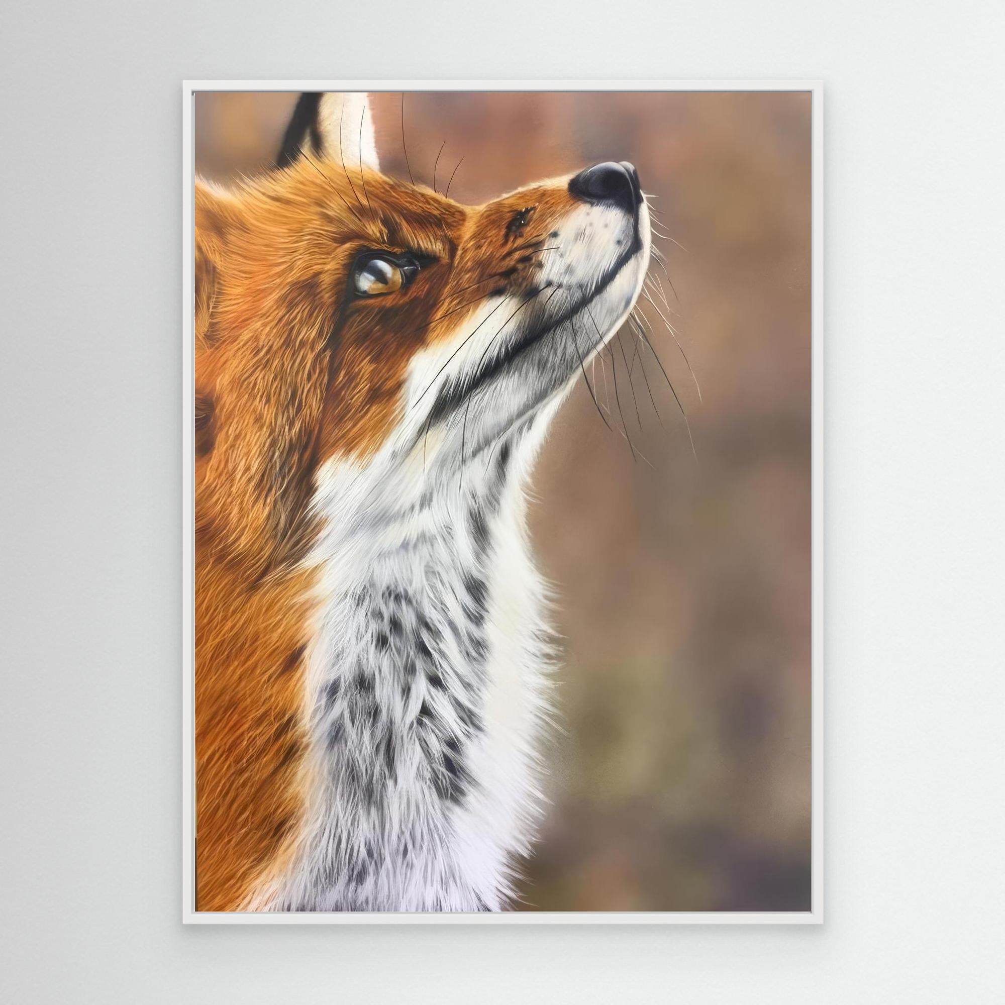 Stunning Fox Painting: Captivating Animal Expression in Nature