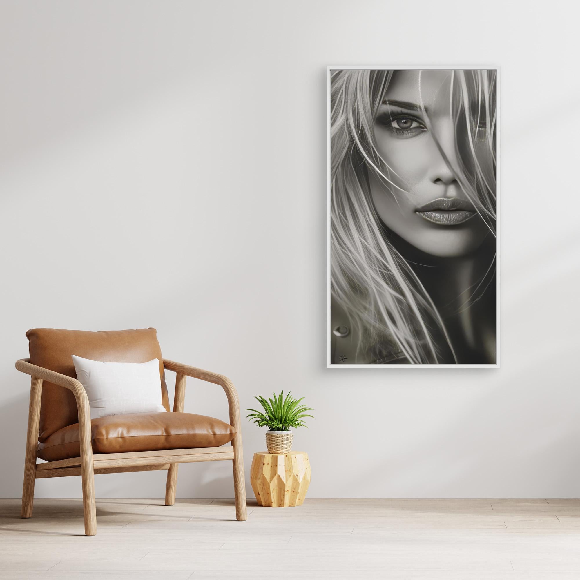 The Depth of Beauty: A Monochrome Portrait