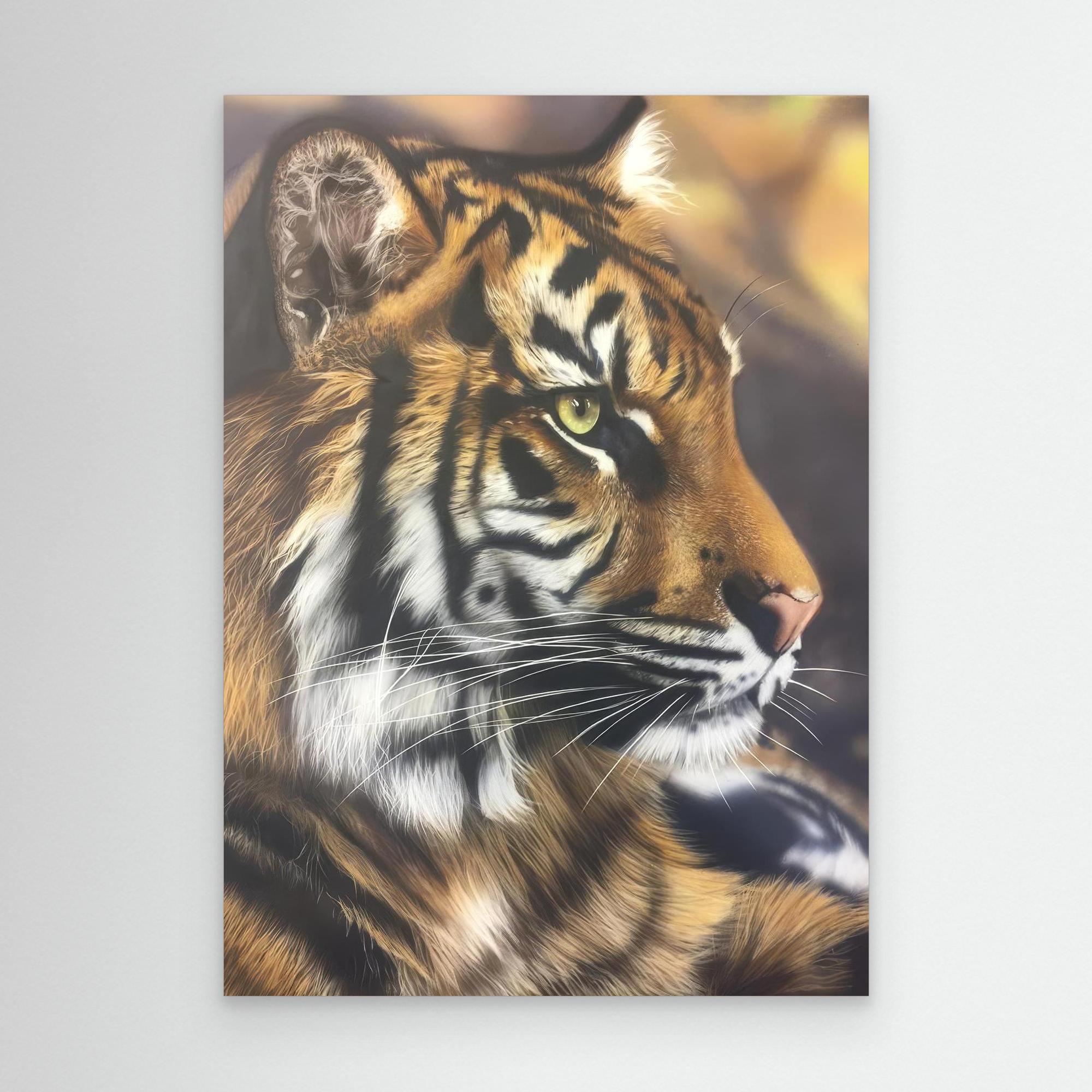 The Majestic Tiger: A Portrait of Nature's Power