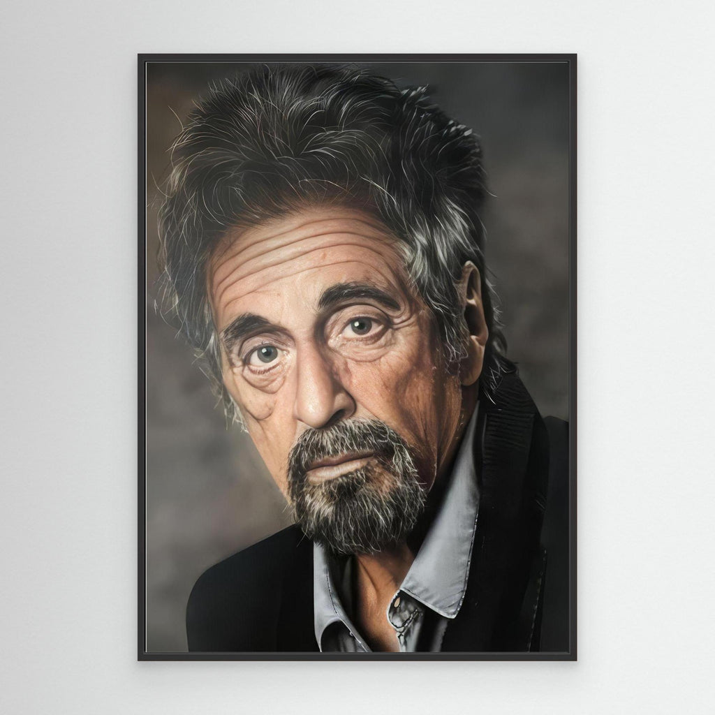 Dramatic Character Study in Portraiture - Al Pacino Print