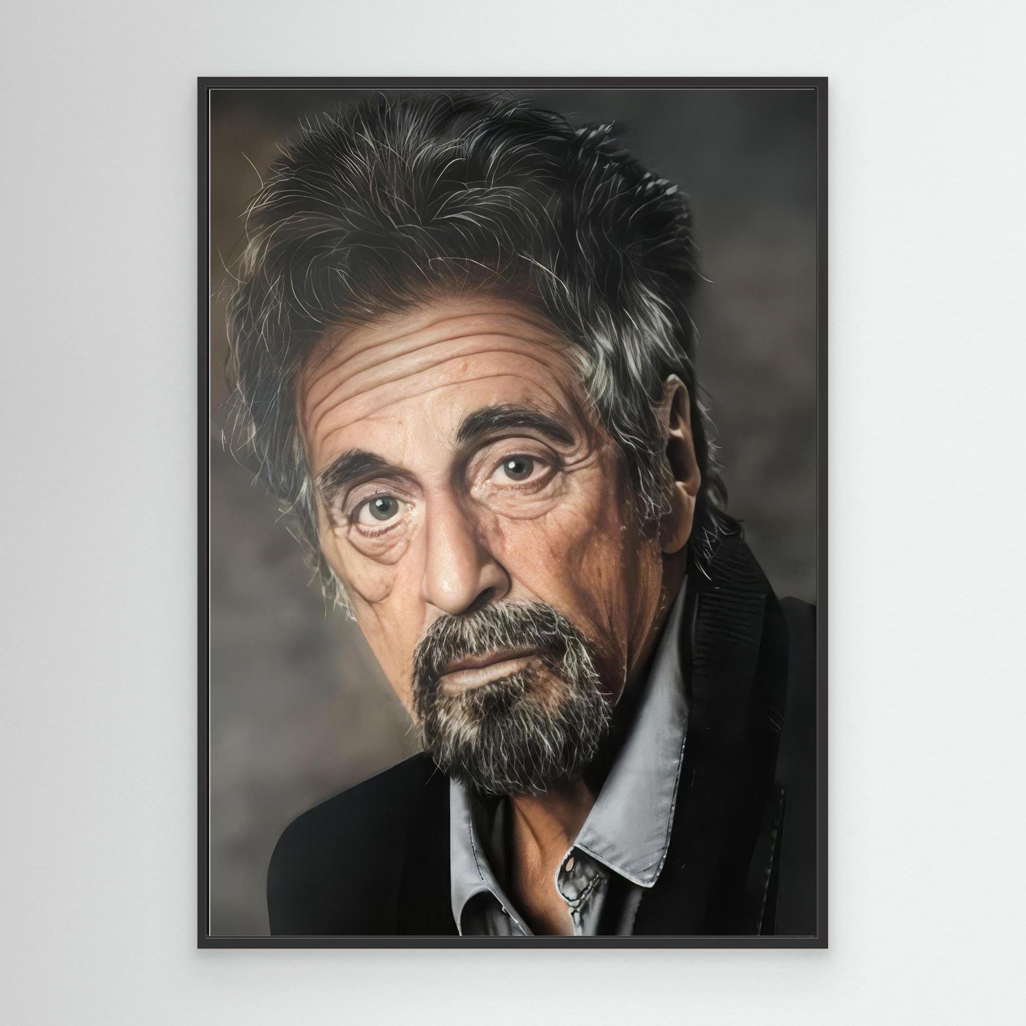 Dramatic Character Study in Portraiture - Al Pacino Print