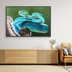 Exotic Snake Painting: A Vibrant Nature Experience 