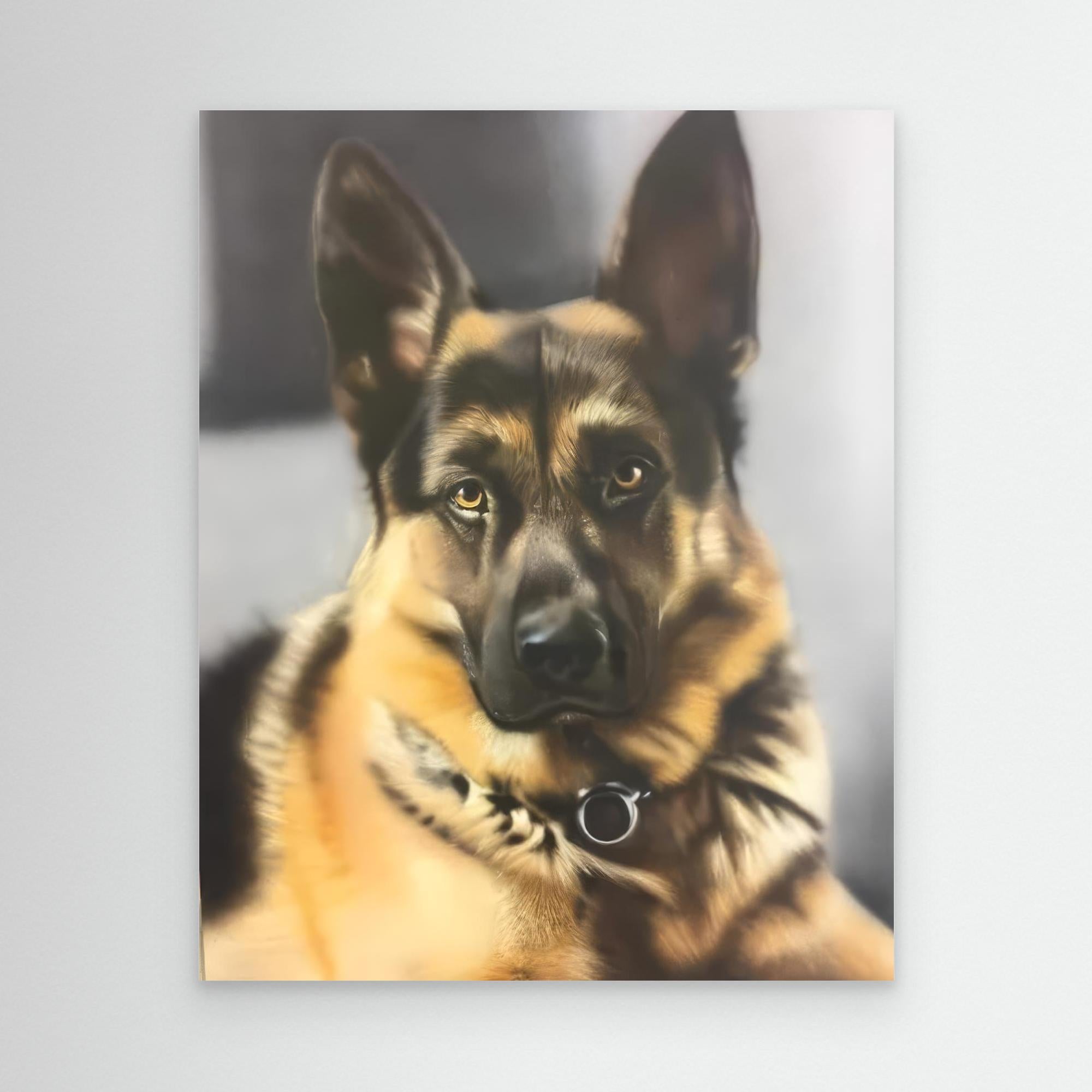 Loyal Guardian in Portrait Print