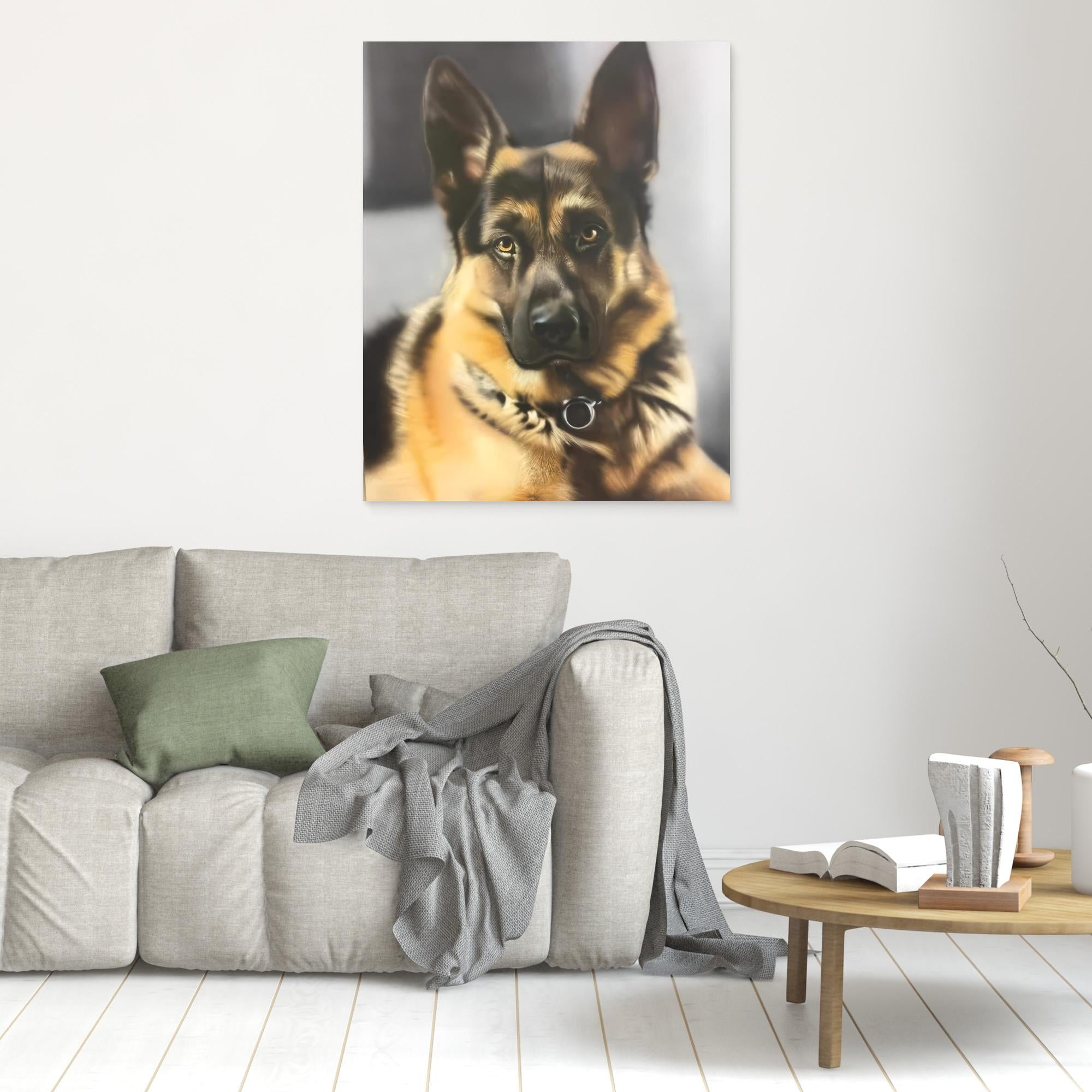 Loyal Guardian in Portrait Print