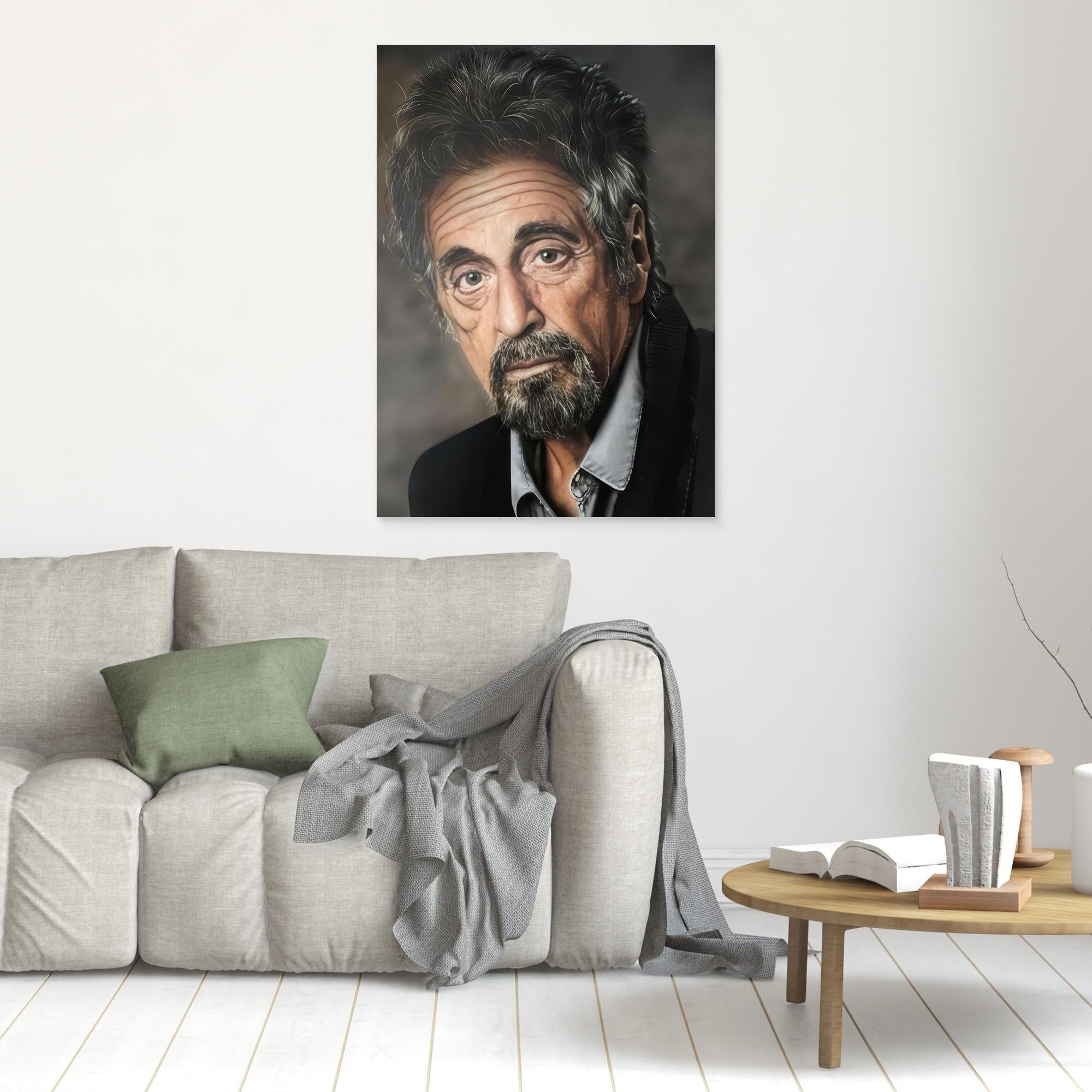 Dramatic Character Study in Portraiture - Al Pacino Print