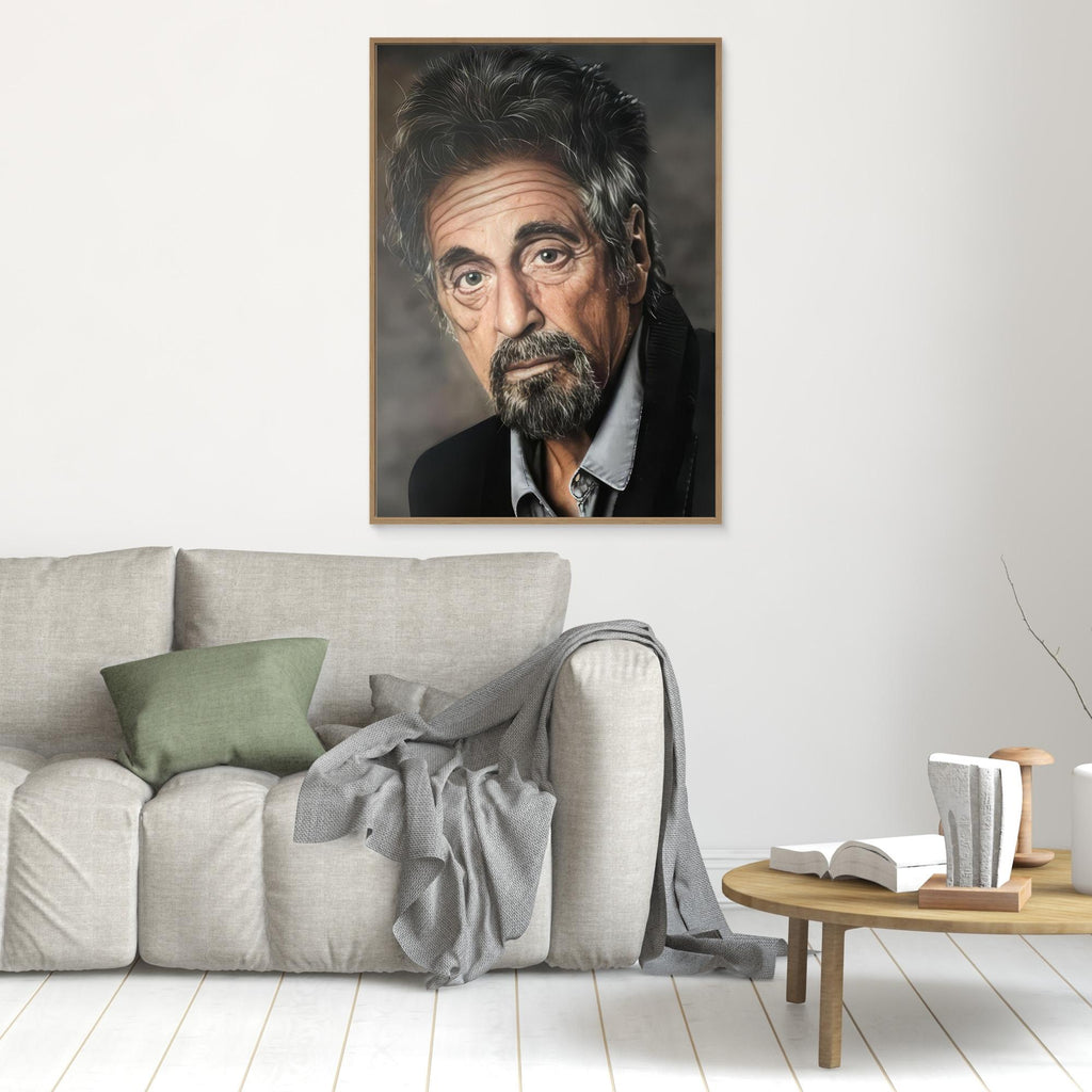 Dramatic Character Study in Portraiture - Al Pacino Print