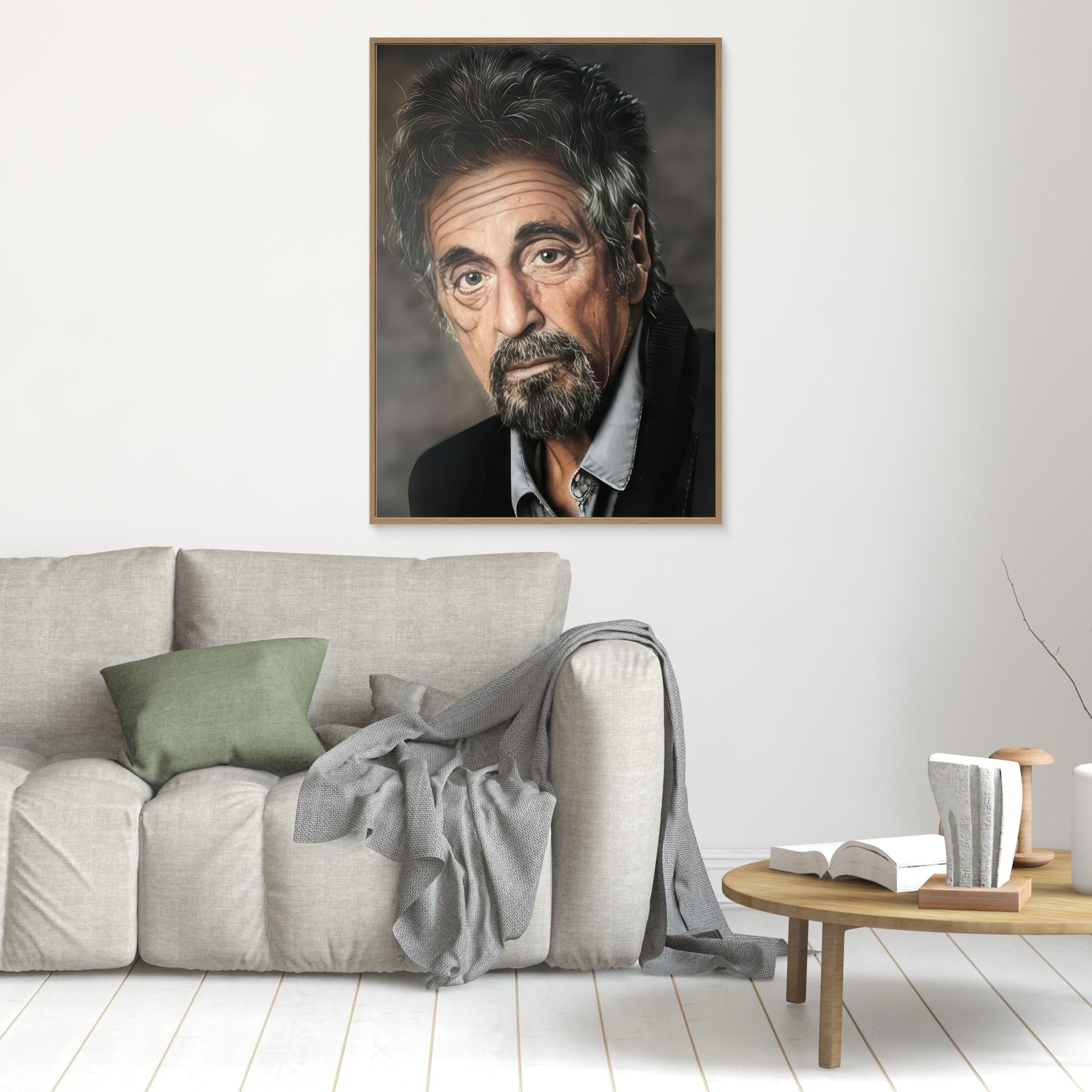 Dramatic Character Study in Portraiture - Al Pacino Print