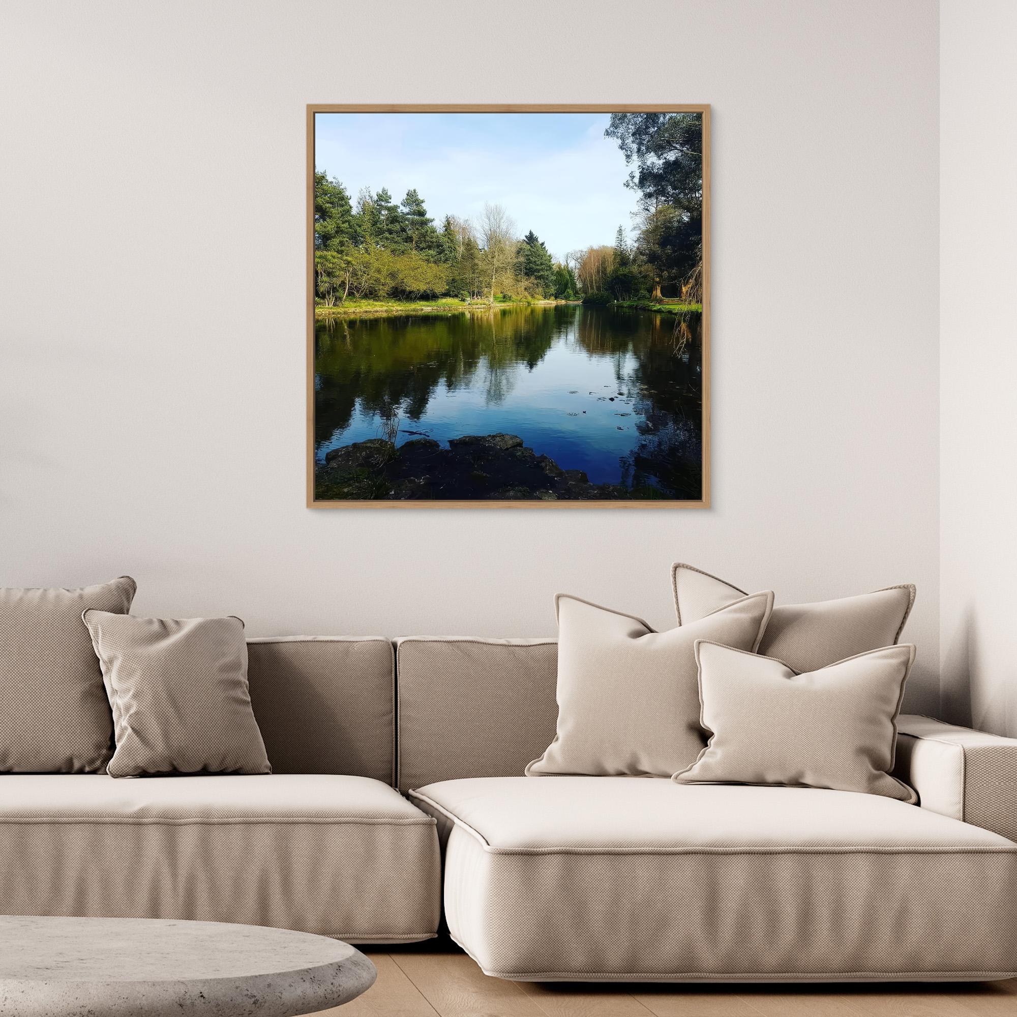 A Serene Landscape: Nature's Mirror
