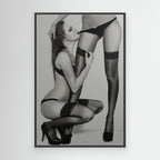Elegance in Shadows: A Portrait of Desire