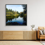 A Serene Landscape: Nature's Mirror