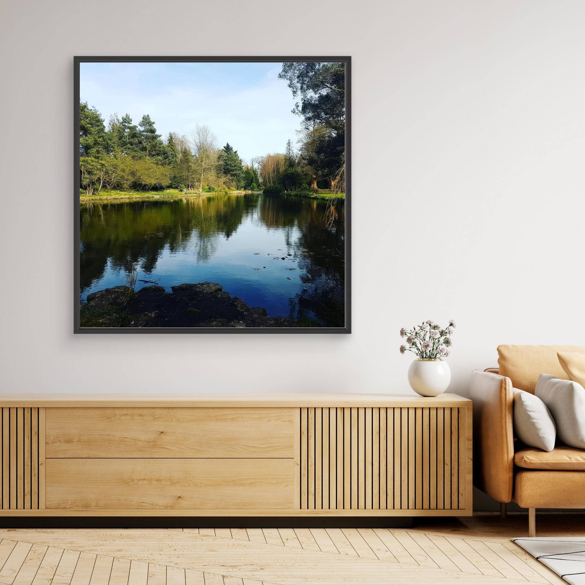 A Serene Landscape: Nature's Mirror