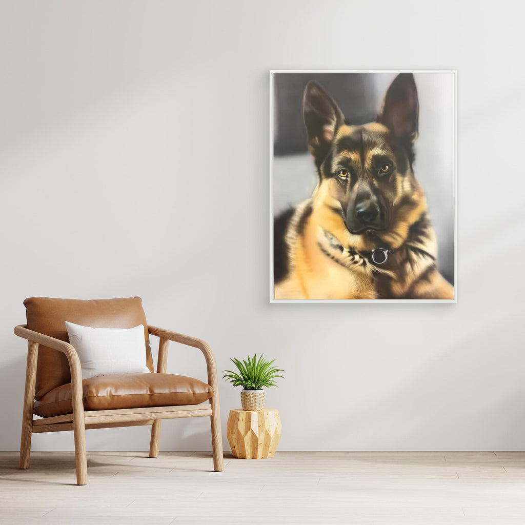 Loyal Guardian in Portrait Print