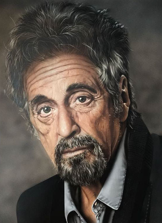 Dramatic Character Study in Portraiture - Al Pacino