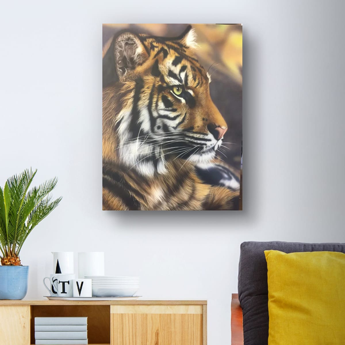 The Majestic Tiger: A Portrait of Nature's Power
