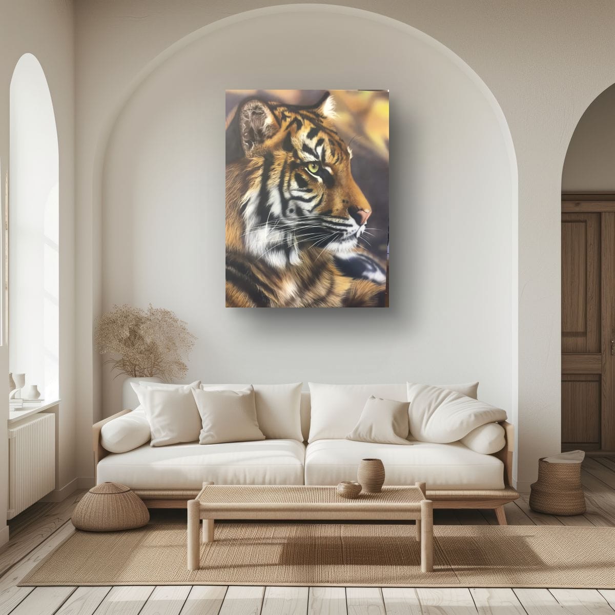 The Majestic Tiger: A Portrait of Nature's Power