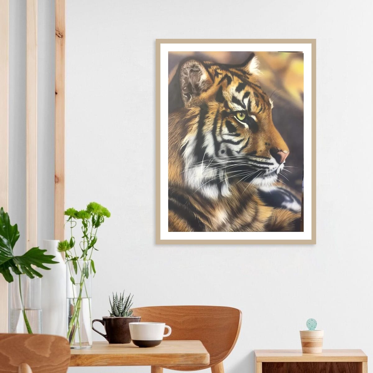 The Majestic Tiger: A Portrait of Nature's Power
