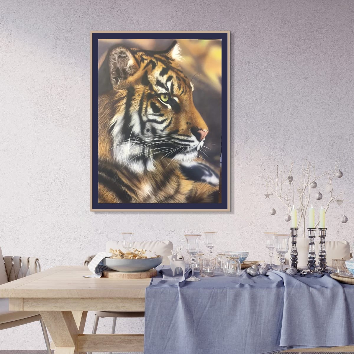 The Majestic Tiger: A Portrait of Nature's Power