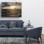 A Dance of Clouds and Waves: The Sunset Symphony