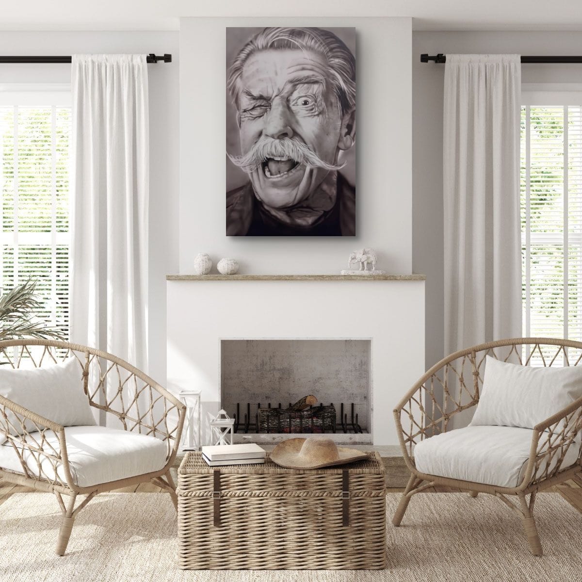 A Playful Wink: Capturing the Spirit of Laughter in Portraiture - John Hurt