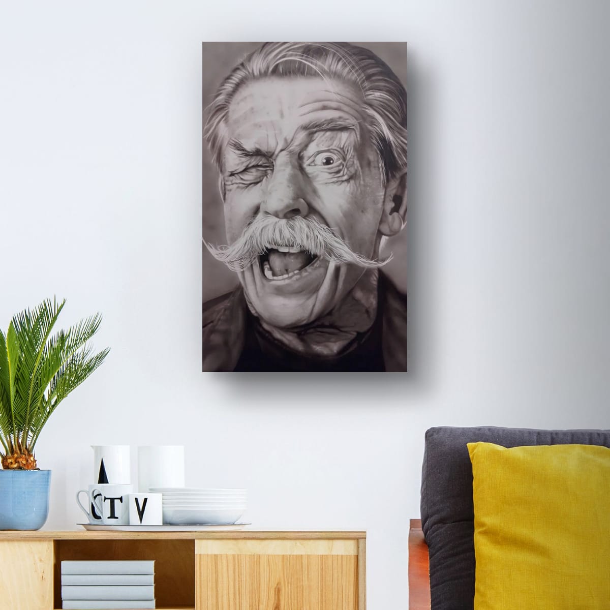 A Playful Wink: Capturing the Spirit of Laughter in Portraiture - John Hurt