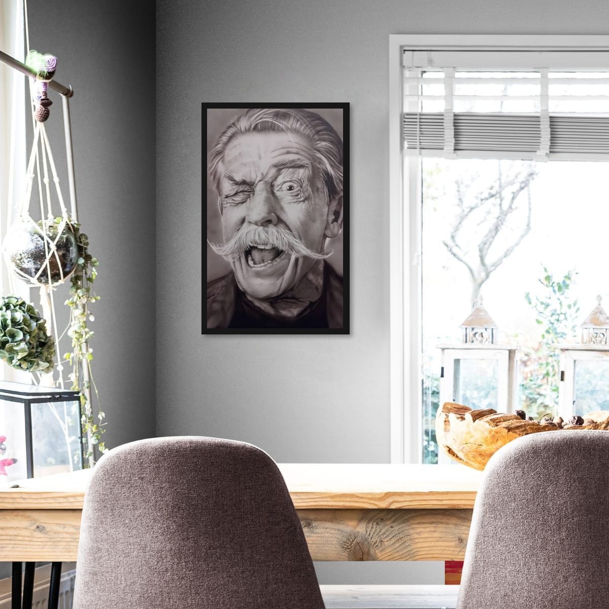 A Playful Wink: Capturing the Spirit of Laughter in Portraiture - John Hurt