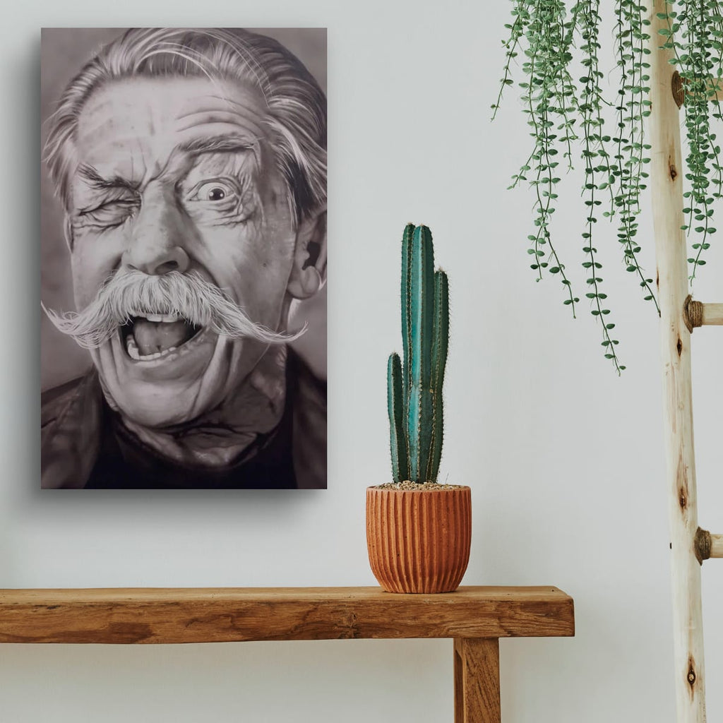 A Playful Wink: Capturing the Spirit of Laughter in Portraiture - John Hurt