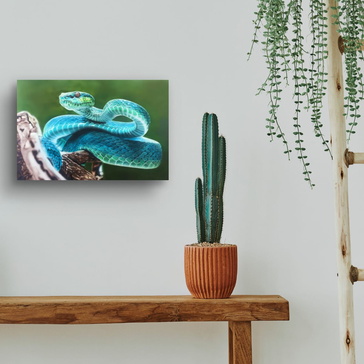 Exotic Snake Painting: A Vibrant Nature Experience