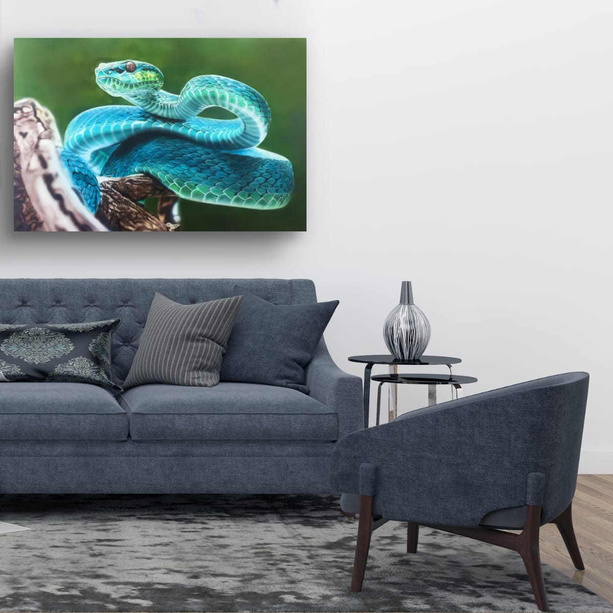 Exotic Snake Painting: A Vibrant Nature Experience