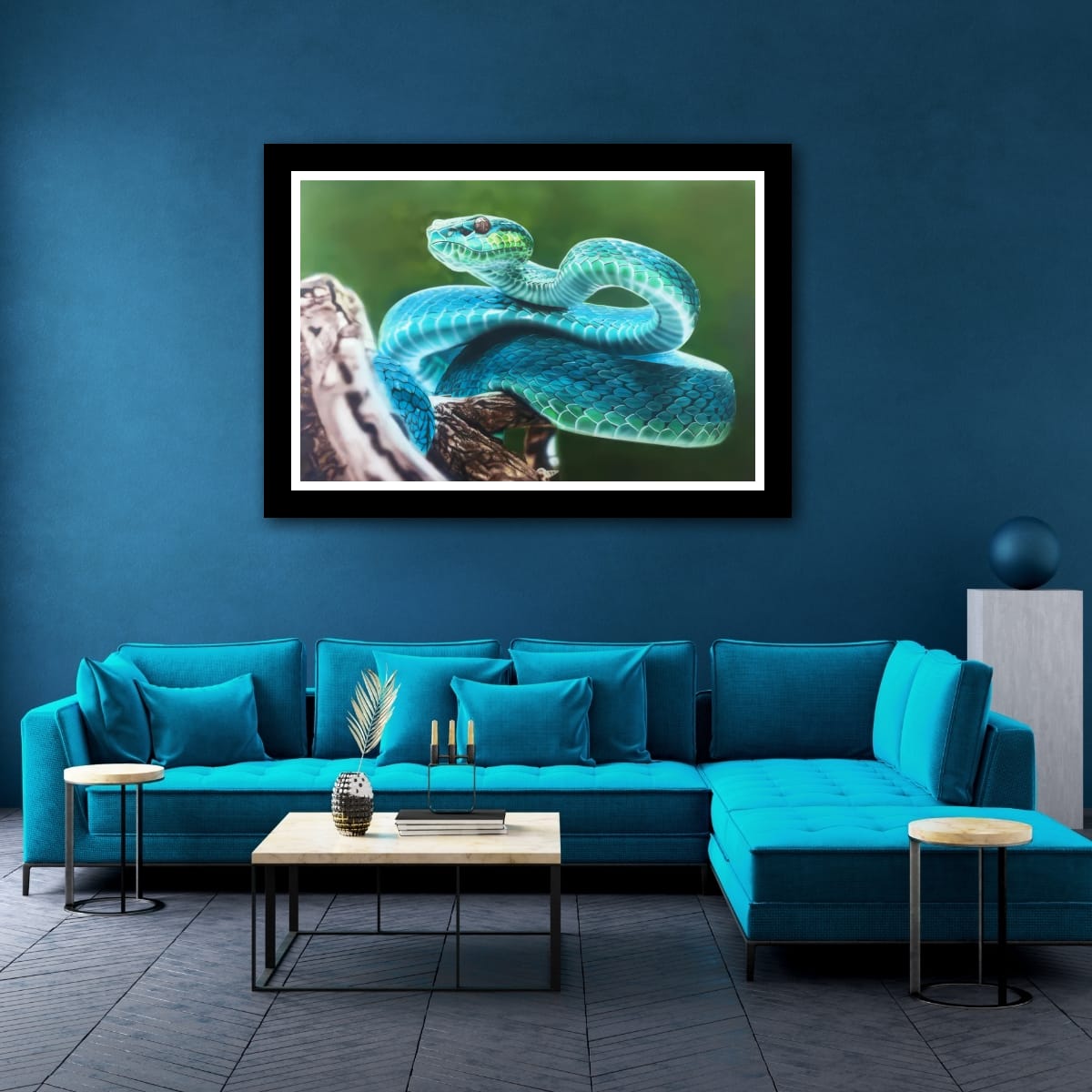 Exotic Snake Painting: A Vibrant Nature Experience