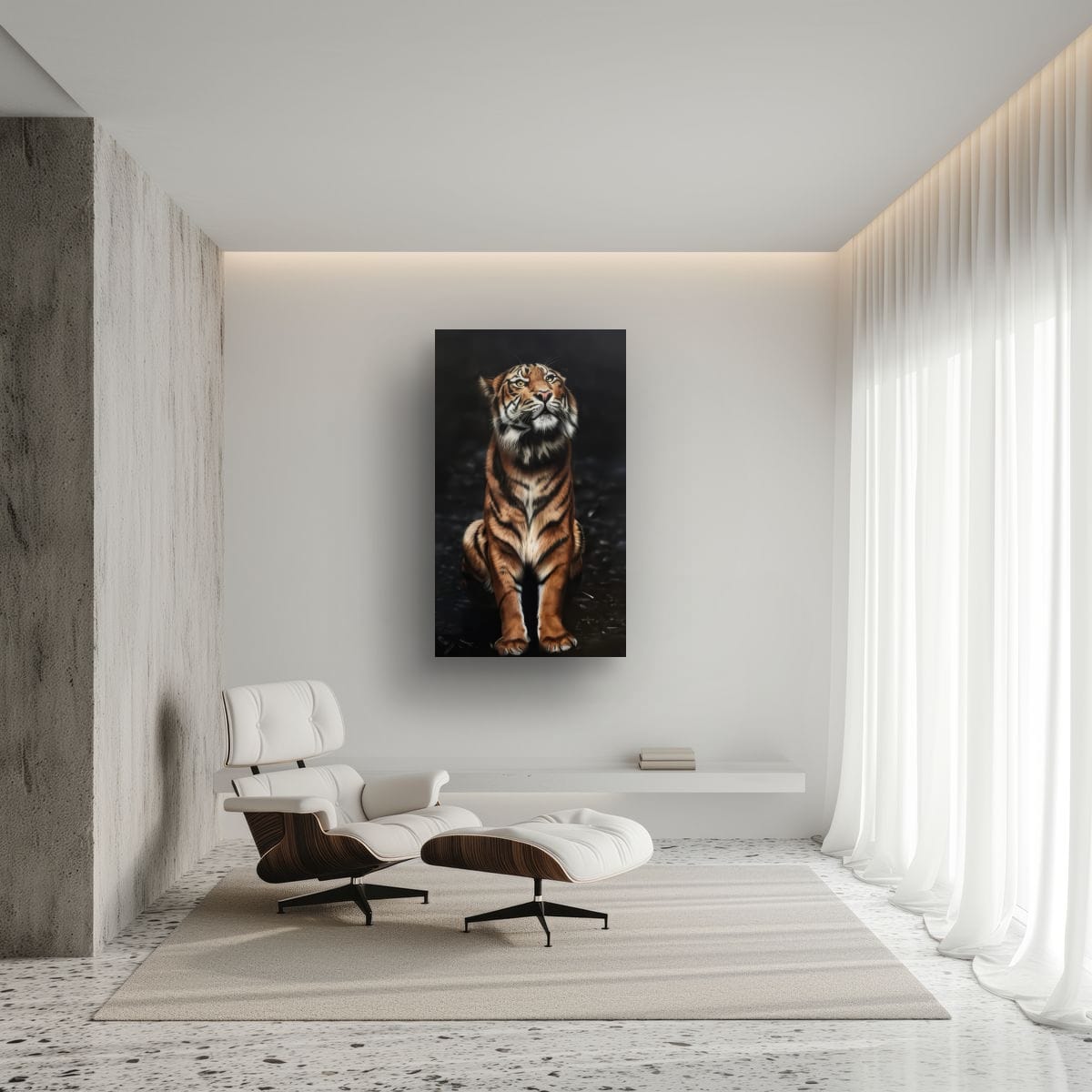 Majestic Presence: Capturing the Essence of a Tiger