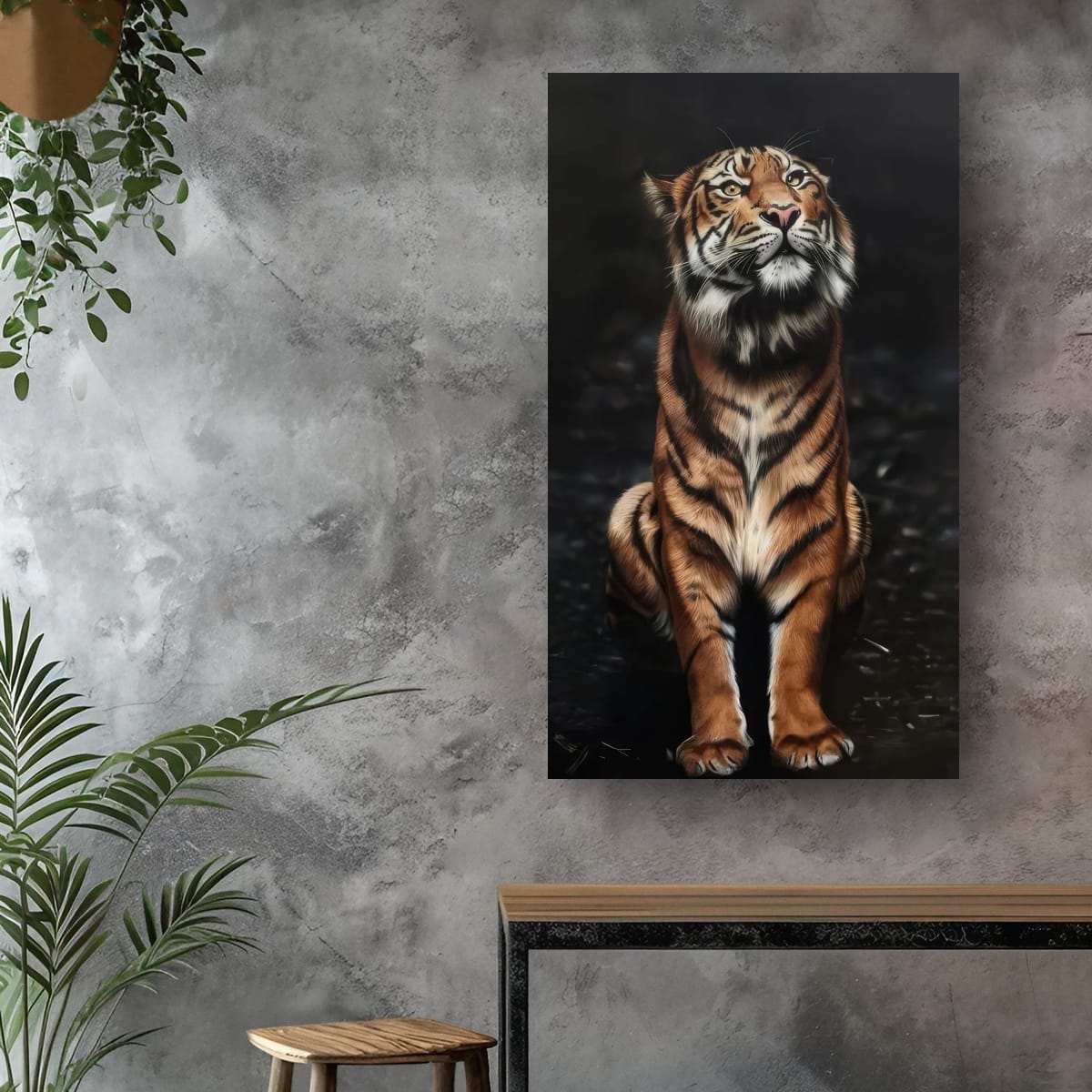 Majestic Presence: Capturing the Essence of a Tiger