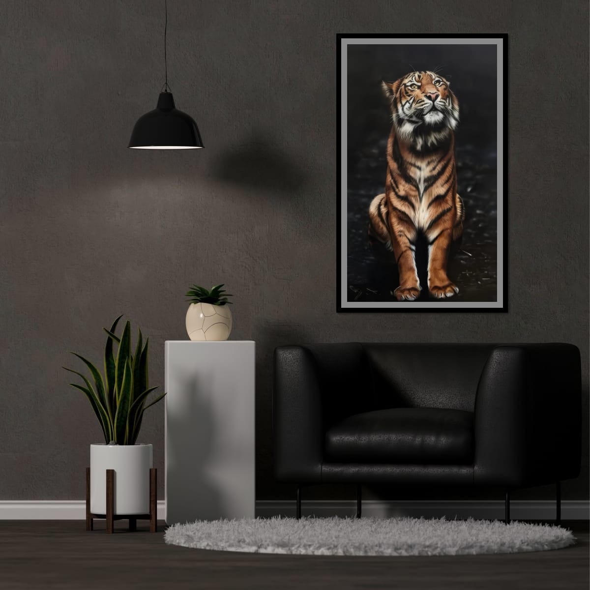 Majestic Presence: Capturing the Essence of a Tiger