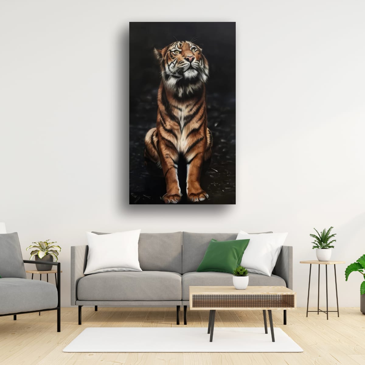 Majestic Presence: Capturing the Essence of a Tiger