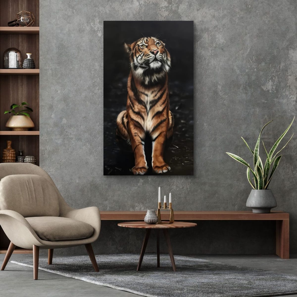 Majestic Presence: Capturing the Essence of a Tiger