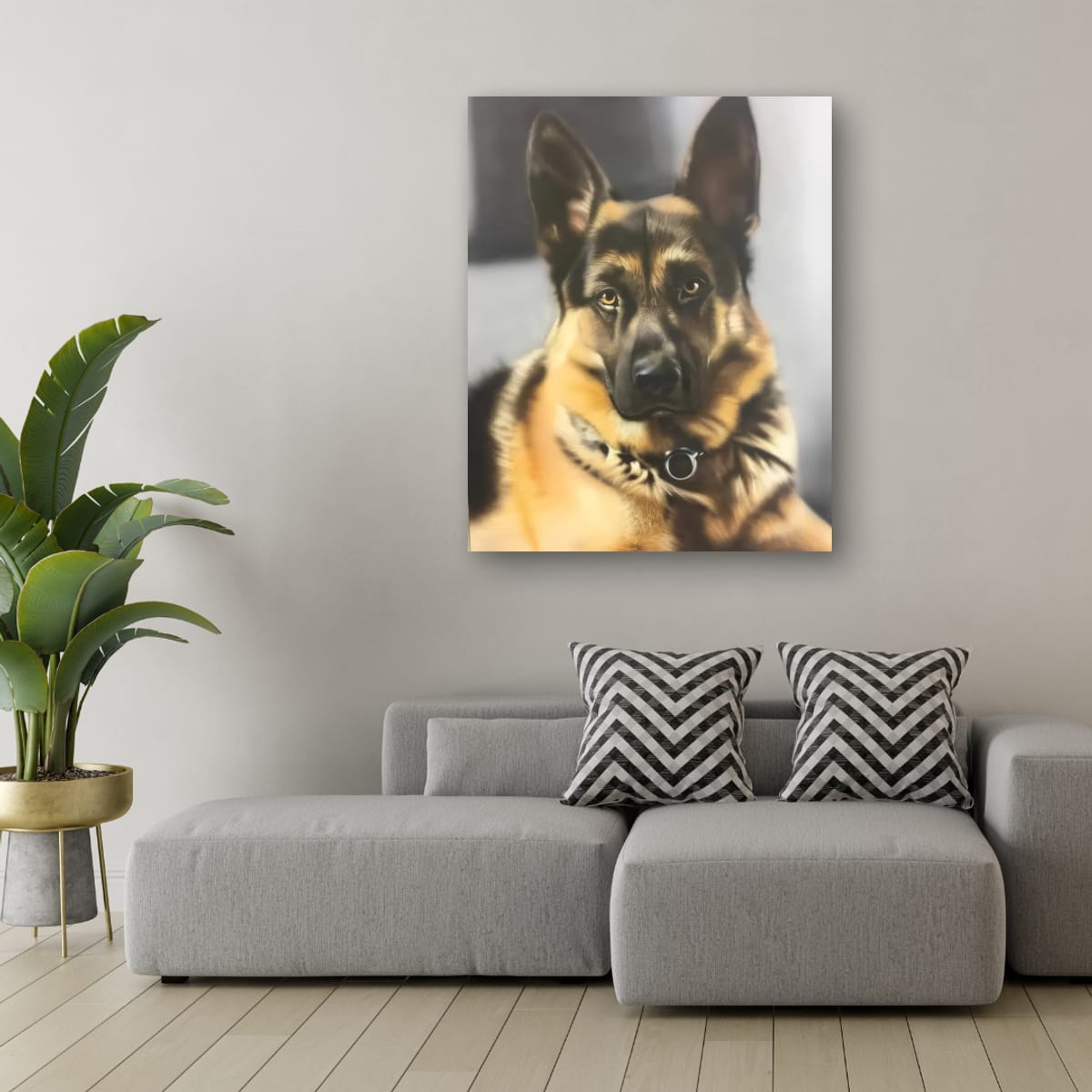 Loyal Guardian in Portrait
