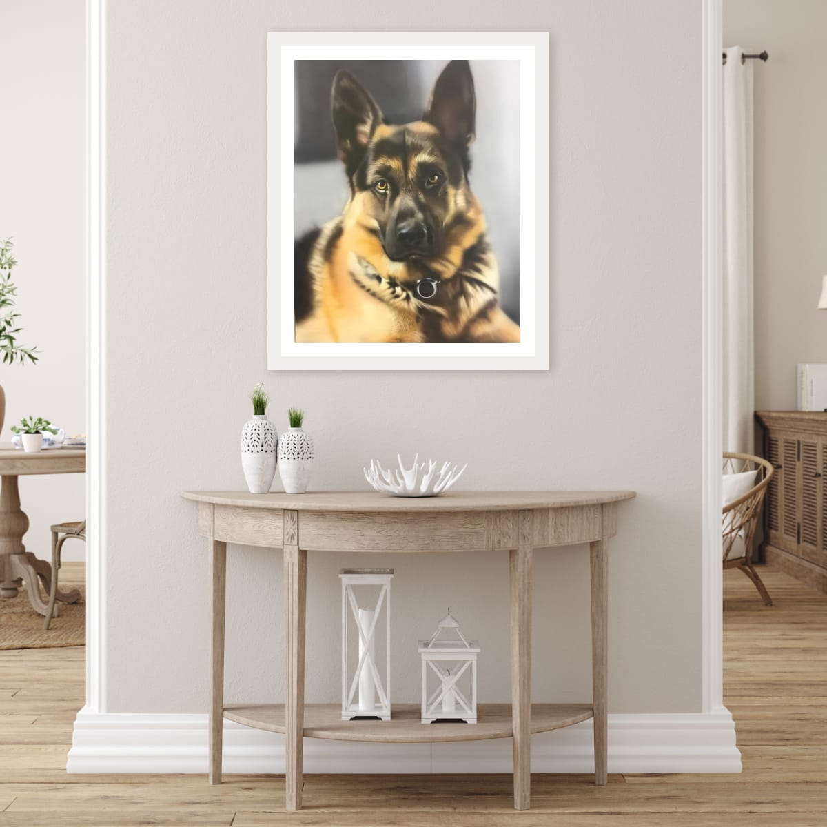 Loyal Guardian in Portrait