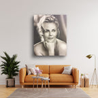 A Study in Monochrome: The Essence of Graceful Beauty - Charlize Theron