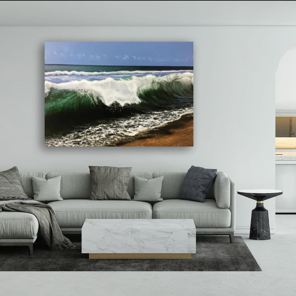 The Rhythm of the Sea: Waves in Motion Print