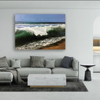 The Rhythm of the Sea: Waves in Motion Print