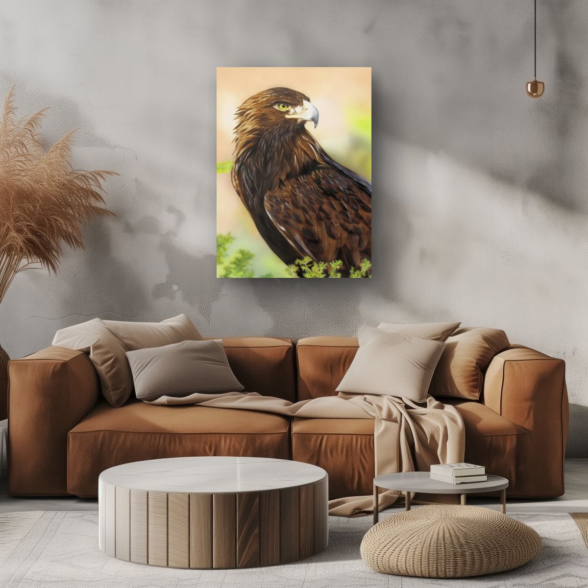 Nature Portrait of an Eagle: Majestic Wildlife Art