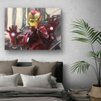 Dynamic Superhero Art: Action and Technology Combined