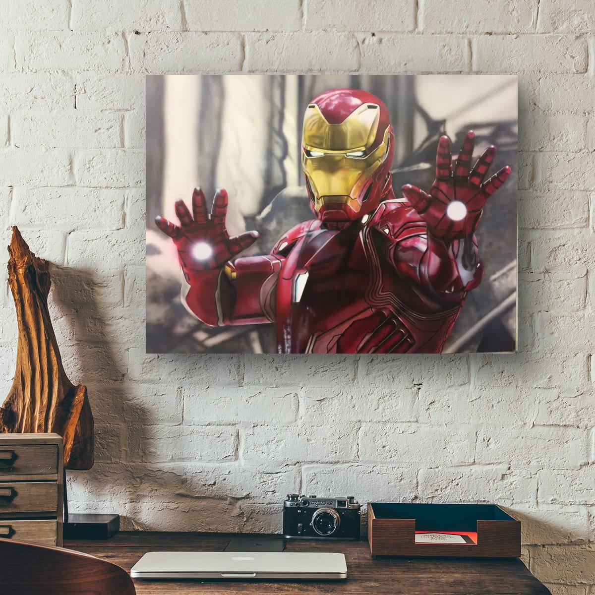 Dynamic Superhero Art: Action and Technology Combined