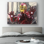 Dynamic Superhero Art: Action and Technology Combined